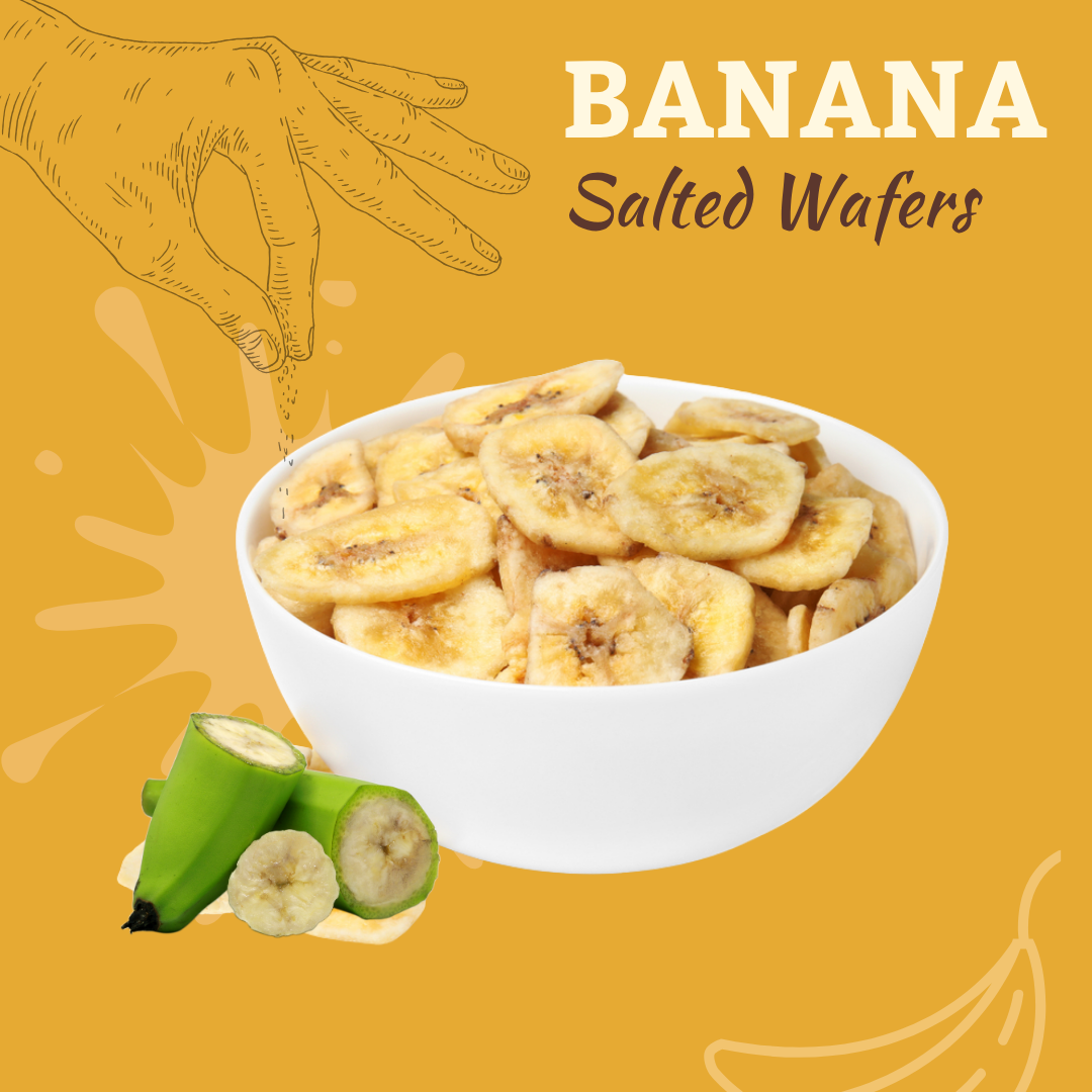 Banana Wafers - Salted