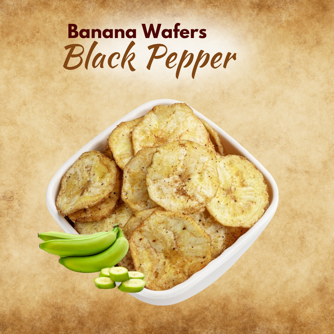 Banana Wafers - Black Pepper