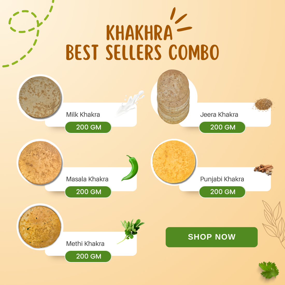 Khakhra Best sellers combo