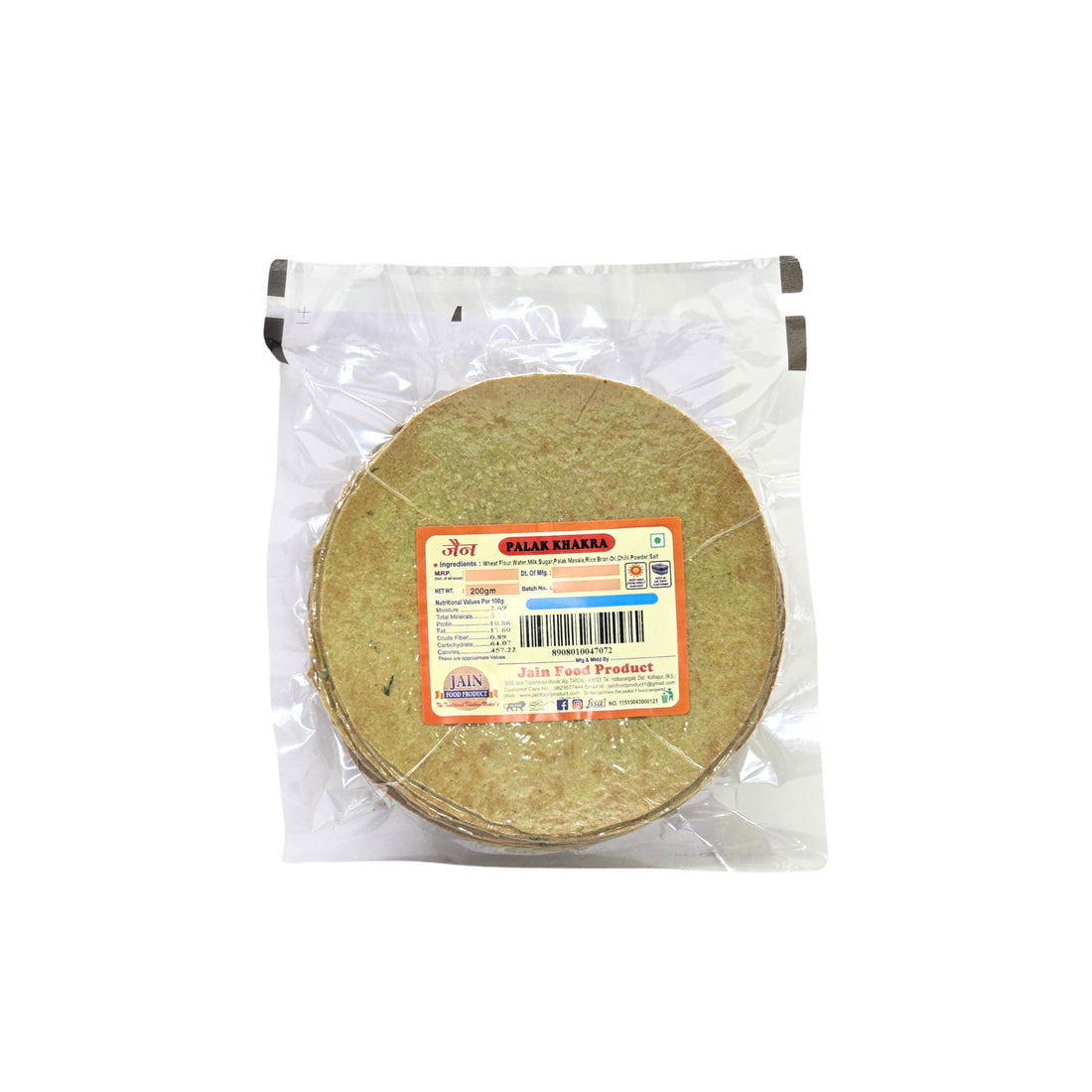 Palak Khakra