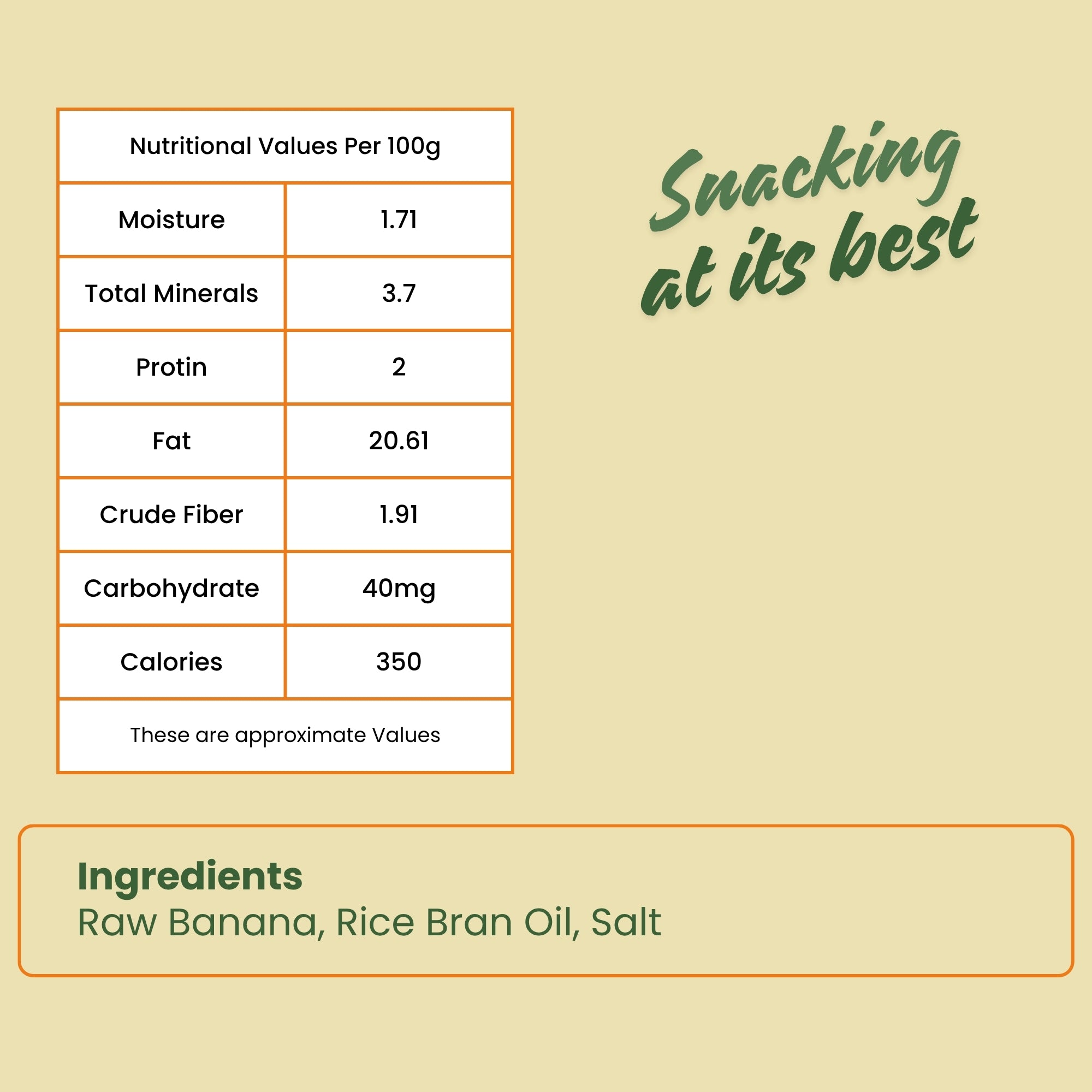 Banana Wafers - Salted